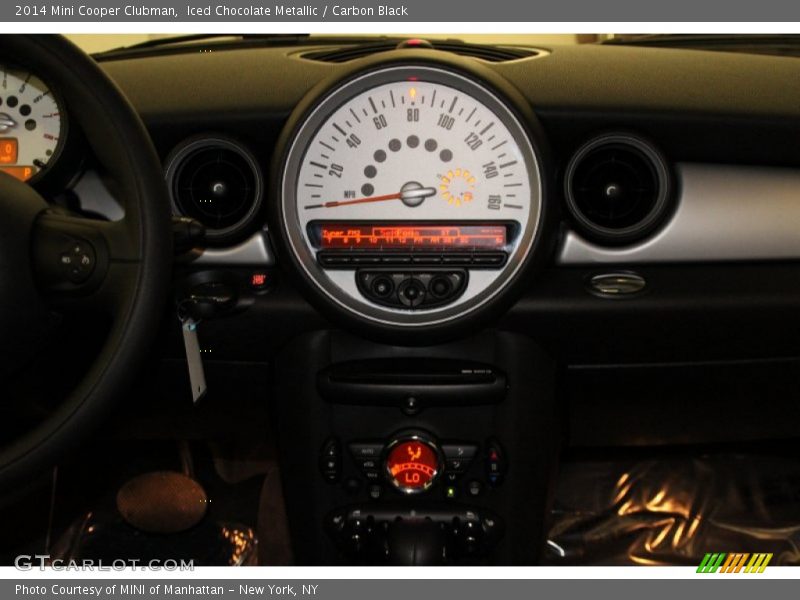 Iced Chocolate Metallic / Carbon Black 2014 Mini Cooper Clubman