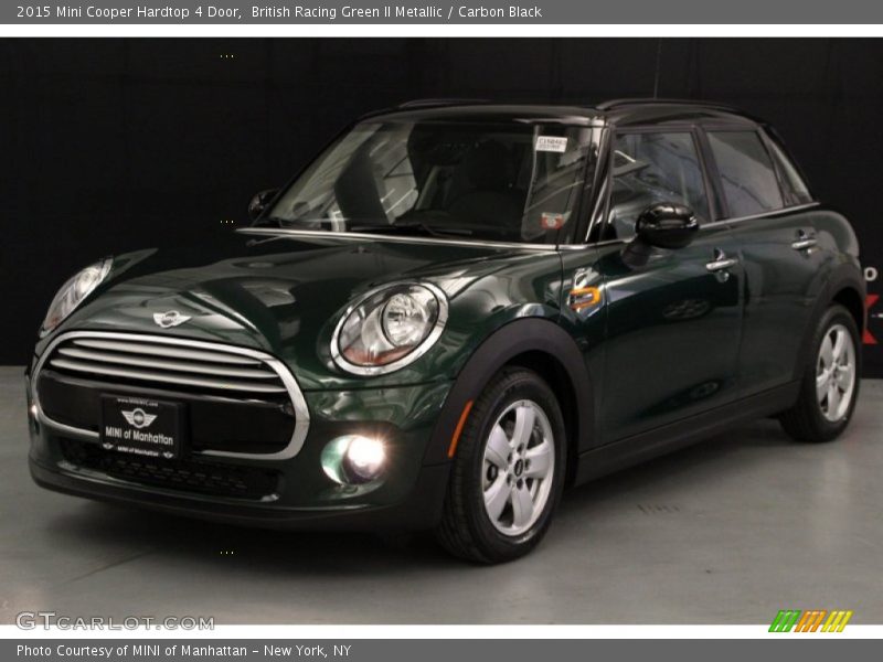 British Racing Green II Metallic / Carbon Black 2015 Mini Cooper Hardtop 4 Door
