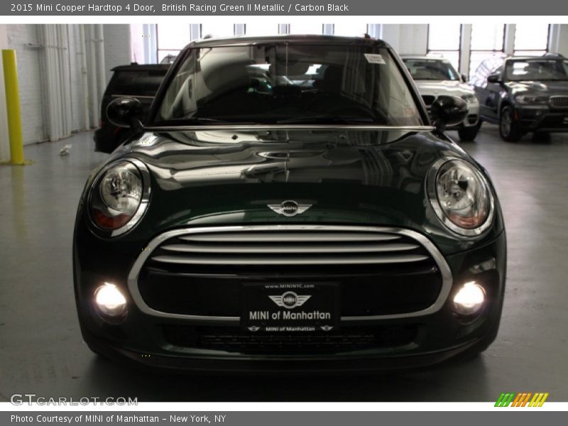 British Racing Green II Metallic / Carbon Black 2015 Mini Cooper Hardtop 4 Door