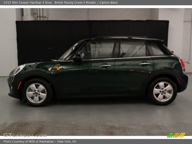 British Racing Green II Metallic / Carbon Black 2015 Mini Cooper Hardtop 4 Door