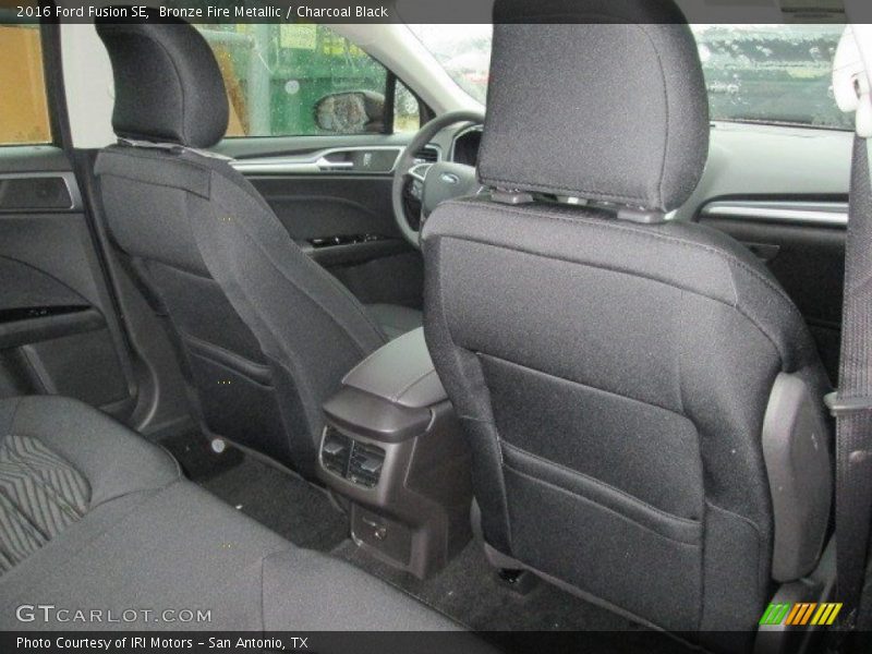 Bronze Fire Metallic / Charcoal Black 2016 Ford Fusion SE