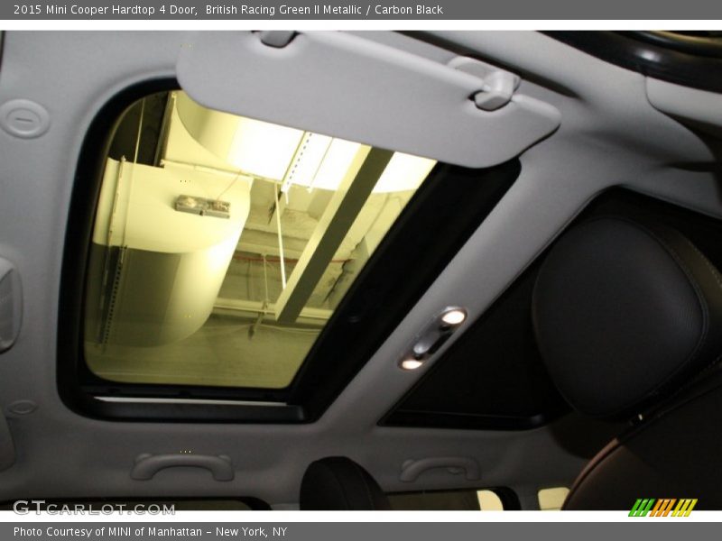 British Racing Green II Metallic / Carbon Black 2015 Mini Cooper Hardtop 4 Door