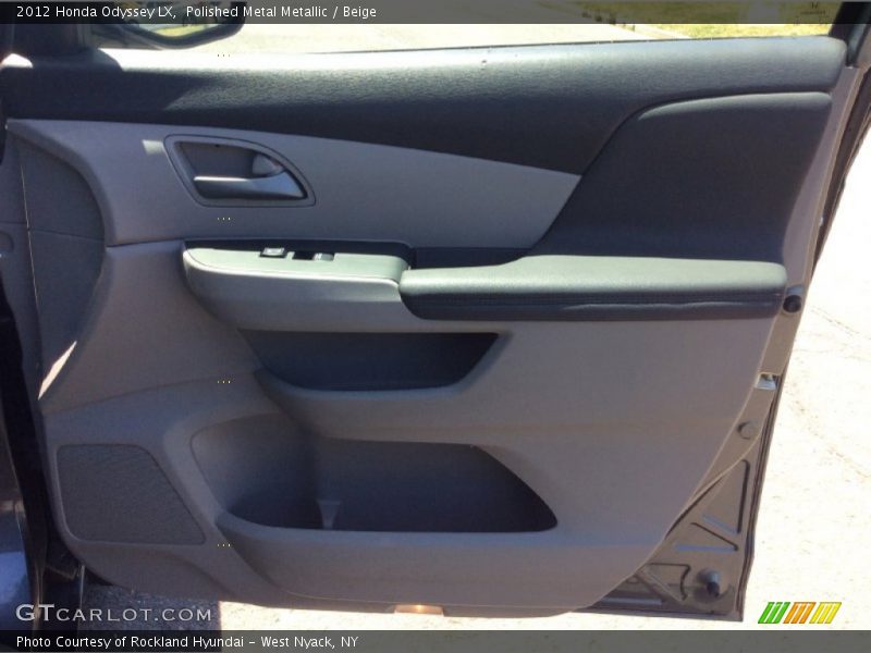 Polished Metal Metallic / Beige 2012 Honda Odyssey LX