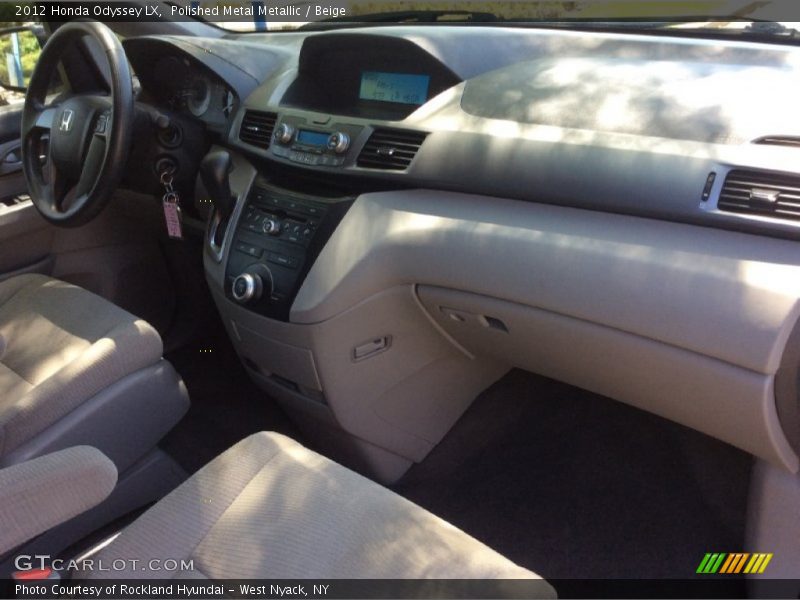 Polished Metal Metallic / Beige 2012 Honda Odyssey LX