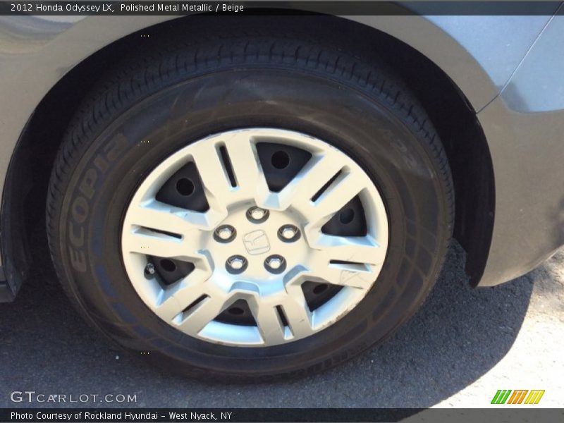 Polished Metal Metallic / Beige 2012 Honda Odyssey LX