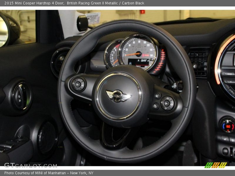 British Racing Green II Metallic / Carbon Black 2015 Mini Cooper Hardtop 4 Door