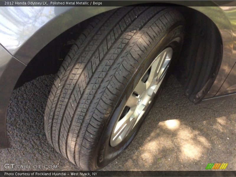 Polished Metal Metallic / Beige 2012 Honda Odyssey LX