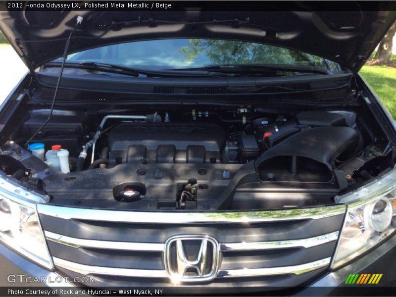 Polished Metal Metallic / Beige 2012 Honda Odyssey LX