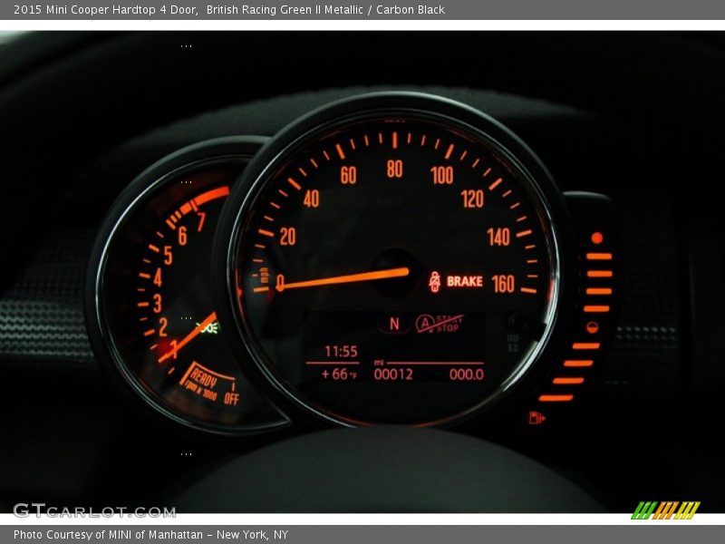British Racing Green II Metallic / Carbon Black 2015 Mini Cooper Hardtop 4 Door