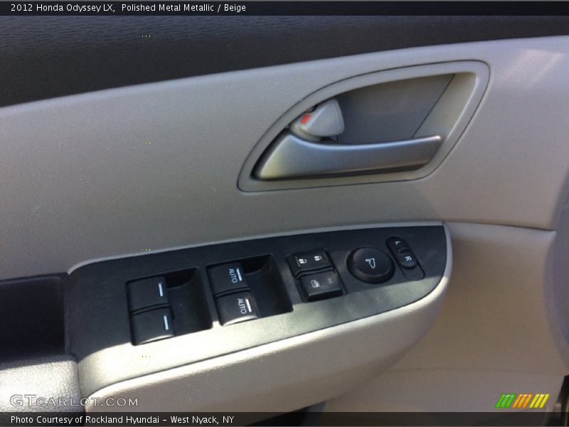 Polished Metal Metallic / Beige 2012 Honda Odyssey LX