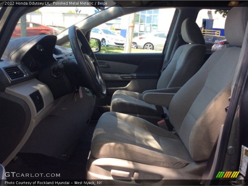 Polished Metal Metallic / Beige 2012 Honda Odyssey LX