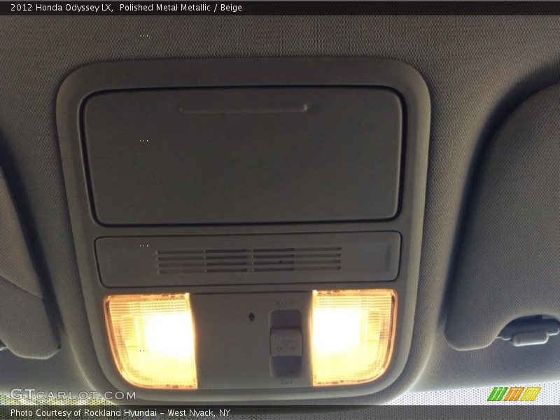 Polished Metal Metallic / Beige 2012 Honda Odyssey LX