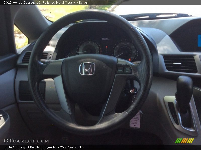 Polished Metal Metallic / Beige 2012 Honda Odyssey LX