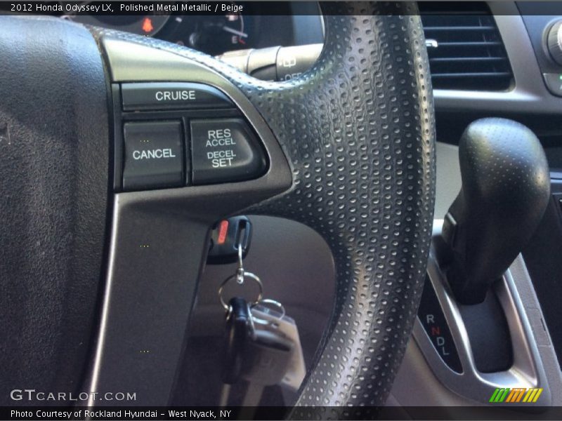 Polished Metal Metallic / Beige 2012 Honda Odyssey LX