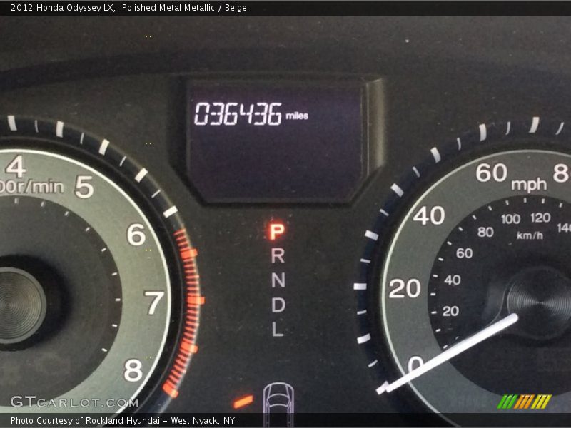 Polished Metal Metallic / Beige 2012 Honda Odyssey LX