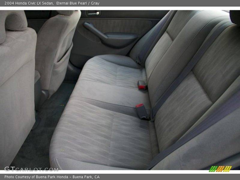 Eternal Blue Pearl / Gray 2004 Honda Civic LX Sedan