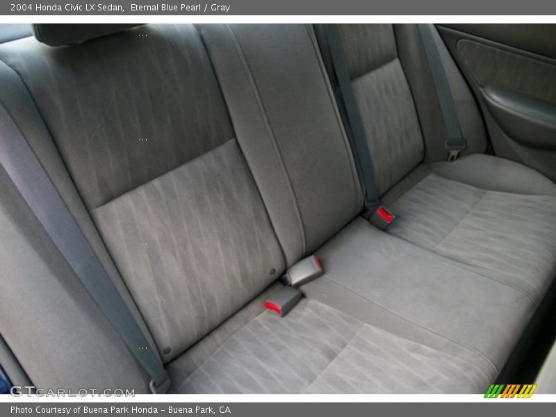 Eternal Blue Pearl / Gray 2004 Honda Civic LX Sedan