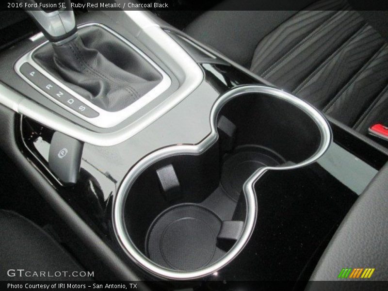 Ruby Red Metallic / Charcoal Black 2016 Ford Fusion SE