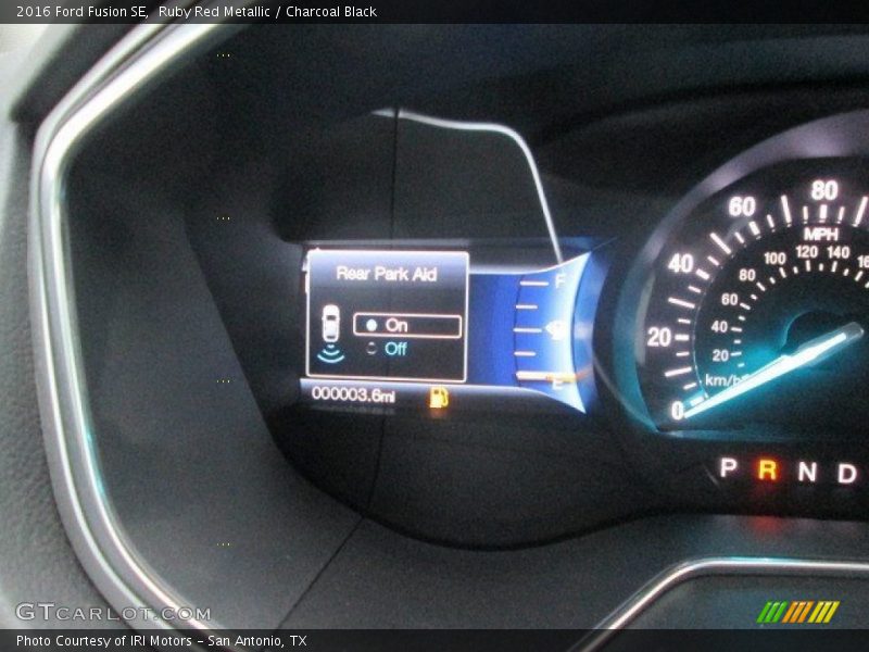 Ruby Red Metallic / Charcoal Black 2016 Ford Fusion SE