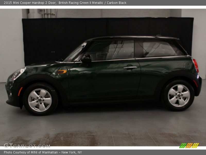 British Racing Green II Metallic / Carbon Black 2015 Mini Cooper Hardtop 2 Door