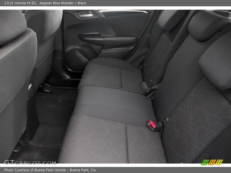 Aegean Blue Metallic / Black 2015 Honda Fit EX