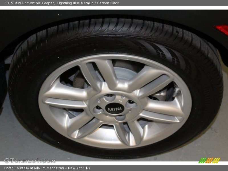 Lightning Blue Metallic / Carbon Black 2015 Mini Convertible Cooper