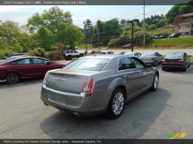 Pewter Grey Pearl Coat / Black 2014 Chrysler 300 C AWD