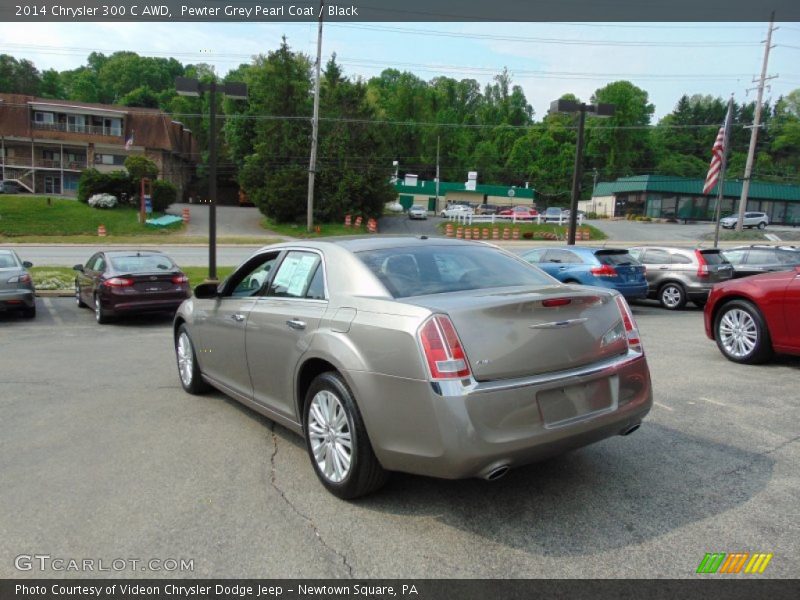 Pewter Grey Pearl Coat / Black 2014 Chrysler 300 C AWD
