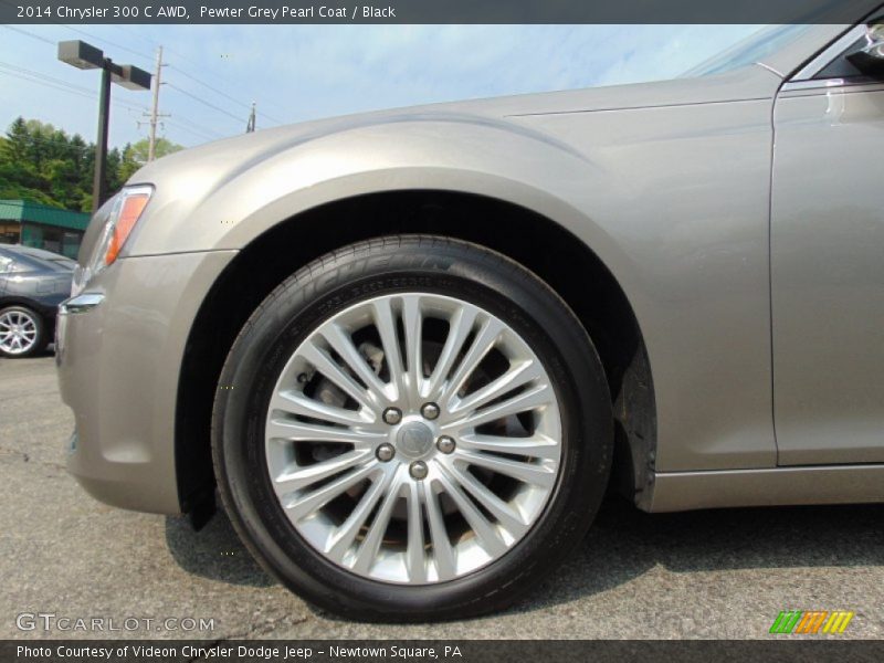 Pewter Grey Pearl Coat / Black 2014 Chrysler 300 C AWD