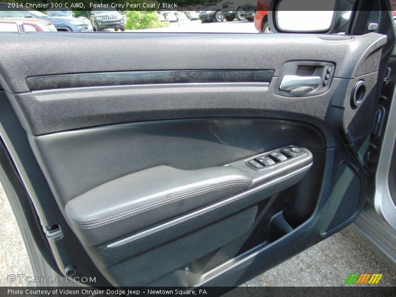 Pewter Grey Pearl Coat / Black 2014 Chrysler 300 C AWD