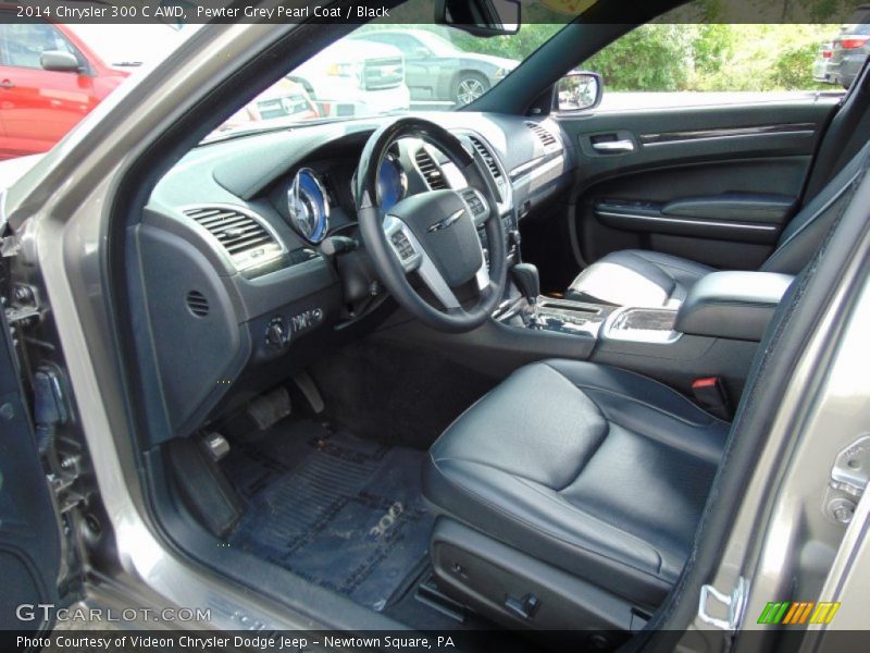 Pewter Grey Pearl Coat / Black 2014 Chrysler 300 C AWD