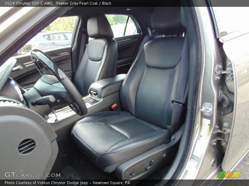 Pewter Grey Pearl Coat / Black 2014 Chrysler 300 C AWD