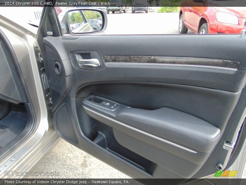 Pewter Grey Pearl Coat / Black 2014 Chrysler 300 C AWD