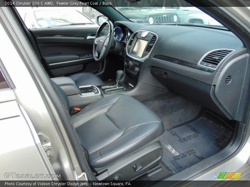 Pewter Grey Pearl Coat / Black 2014 Chrysler 300 C AWD