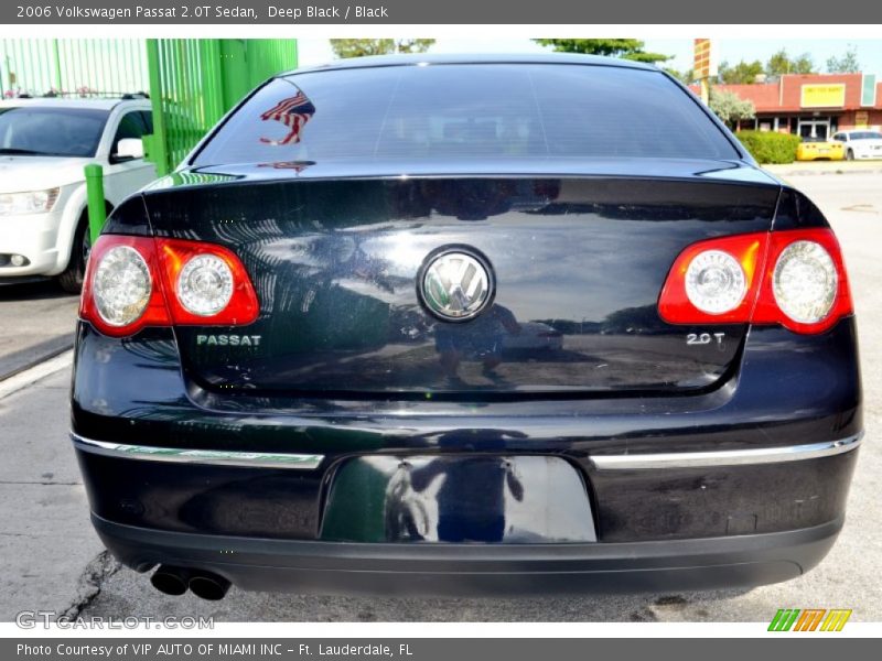 Deep Black / Black 2006 Volkswagen Passat 2.0T Sedan