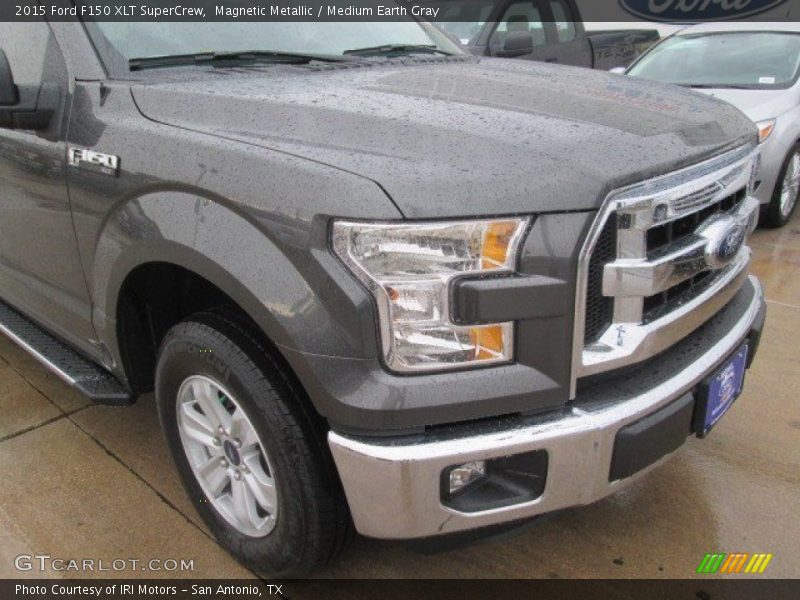Magnetic Metallic / Medium Earth Gray 2015 Ford F150 XLT SuperCrew