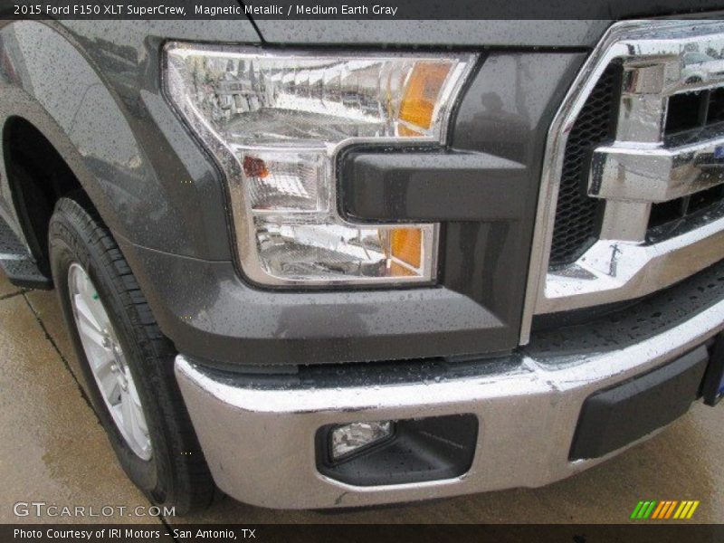 Magnetic Metallic / Medium Earth Gray 2015 Ford F150 XLT SuperCrew