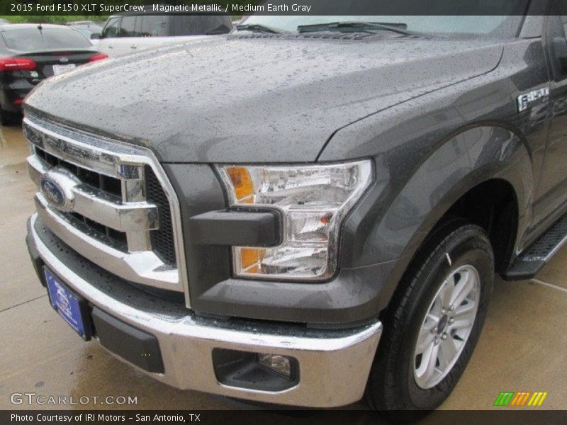 Magnetic Metallic / Medium Earth Gray 2015 Ford F150 XLT SuperCrew