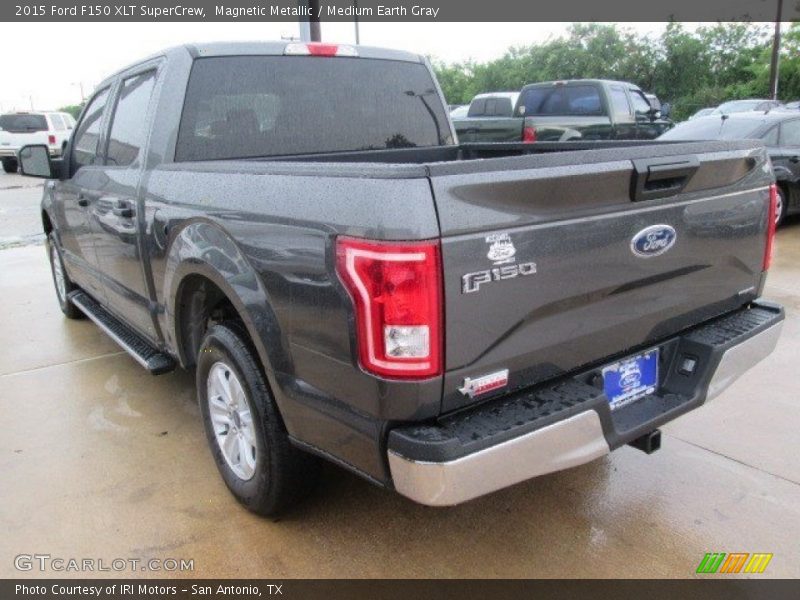 Magnetic Metallic / Medium Earth Gray 2015 Ford F150 XLT SuperCrew