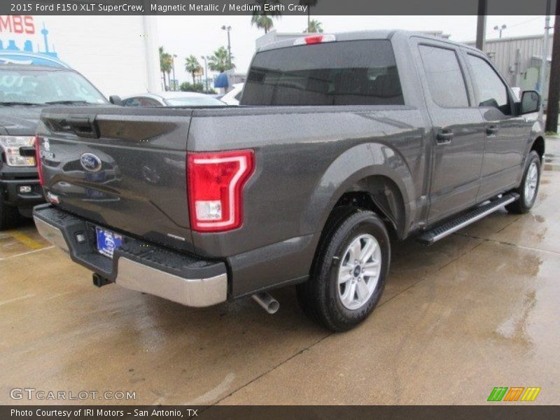 Magnetic Metallic / Medium Earth Gray 2015 Ford F150 XLT SuperCrew