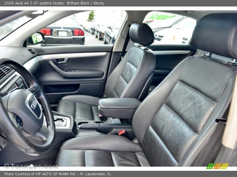 Brilliant Black / Ebony 2006 Audi A4 2.0T quattro Sedan