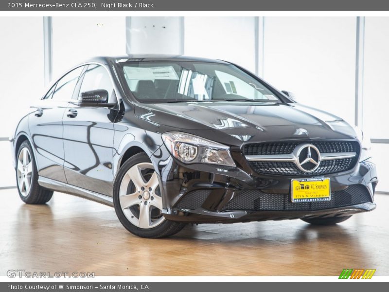 Night Black / Black 2015 Mercedes-Benz CLA 250