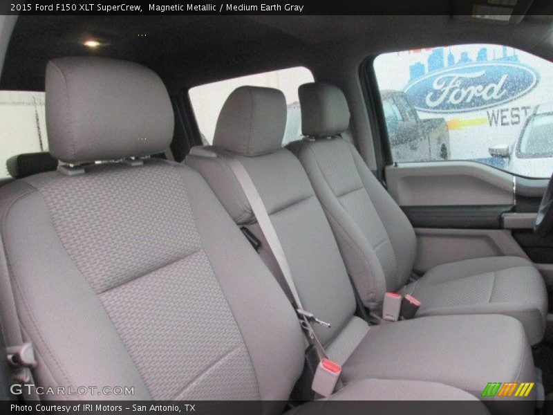 Magnetic Metallic / Medium Earth Gray 2015 Ford F150 XLT SuperCrew