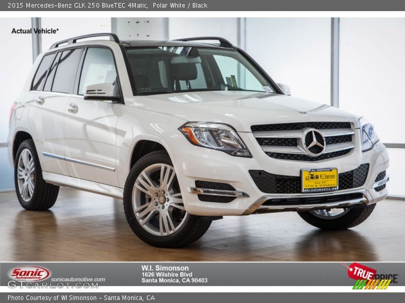 Polar White / Black 2015 Mercedes-Benz GLK 250 BlueTEC 4Matic