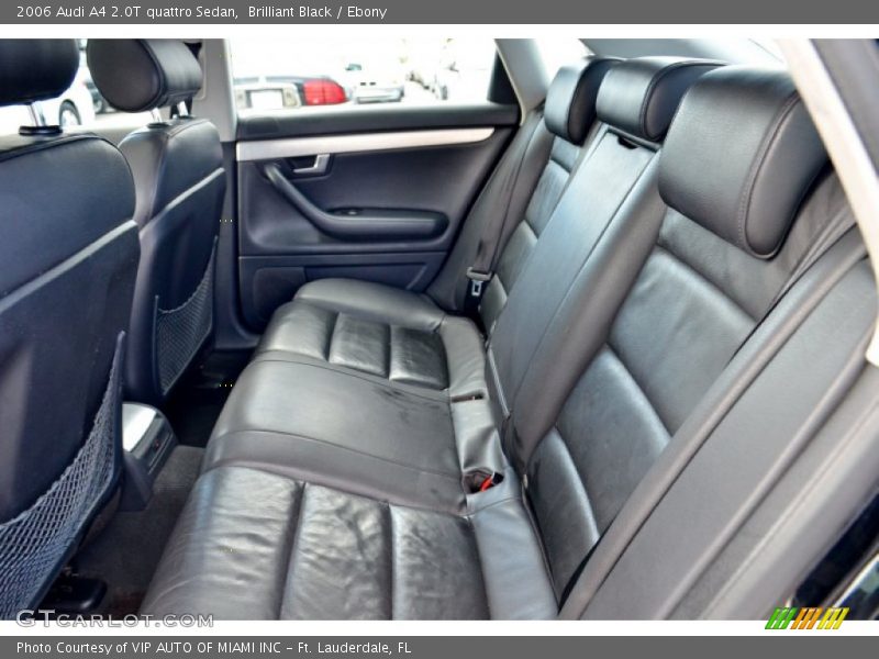 Brilliant Black / Ebony 2006 Audi A4 2.0T quattro Sedan