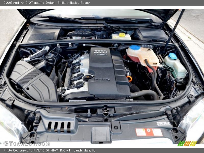  2006 A4 2.0T quattro Sedan Engine - 2.0 Liter FSI Turbocharged DOHC 16-Valve VVT 4 Cylinder