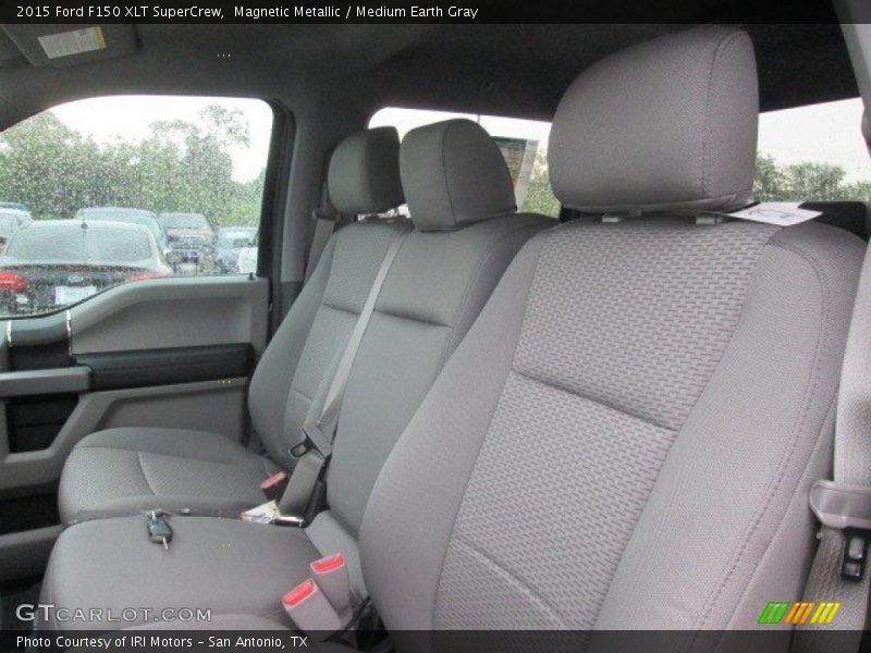 Magnetic Metallic / Medium Earth Gray 2015 Ford F150 XLT SuperCrew