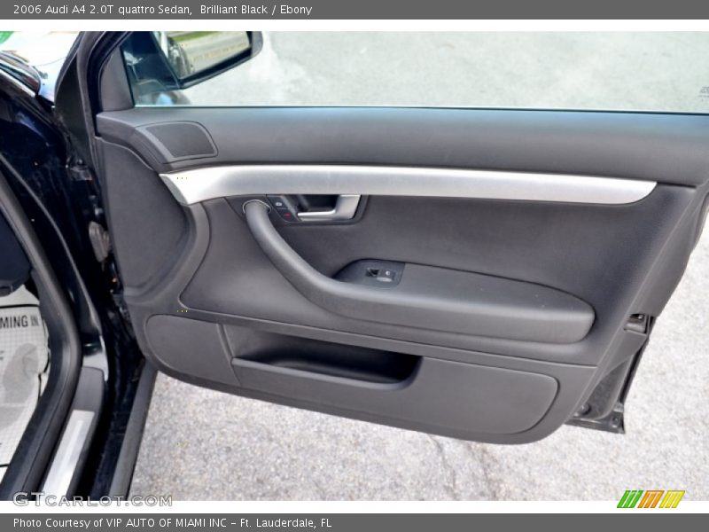 Brilliant Black / Ebony 2006 Audi A4 2.0T quattro Sedan
