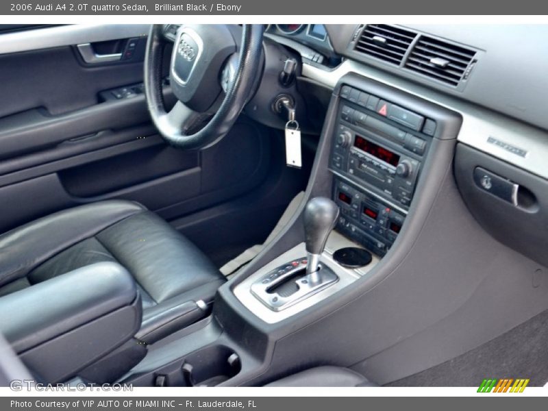 Brilliant Black / Ebony 2006 Audi A4 2.0T quattro Sedan