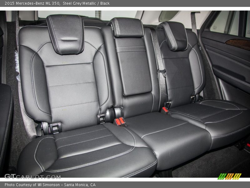 Steel Grey Metallic / Black 2015 Mercedes-Benz ML 350